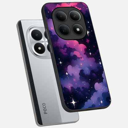  Celestial Moon Magic phone case For Poco M8 Pro showing premium glass back cover with detailed artwork