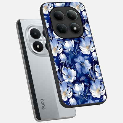  Cute Floral Patterns phone case For Poco M8 Pro showing premium glass back cover with detailed artwork