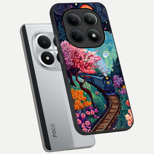  Digital Art phone case For Poco M8 Pro showing premium glass back cover with detailed artwork