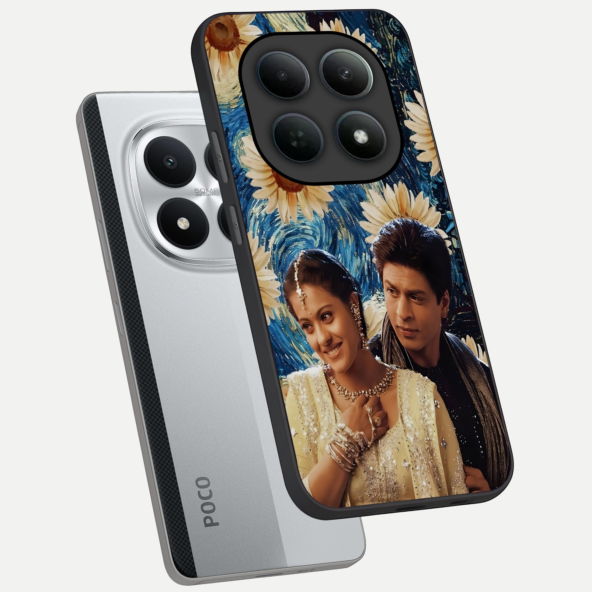  Eternal Love Story phone case For Poco M8 Pro showing premium glass back cover with detailed artwork