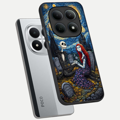  Eternal Night Love phone case For Poco M8 Pro showing premium glass back cover with detailed artwork