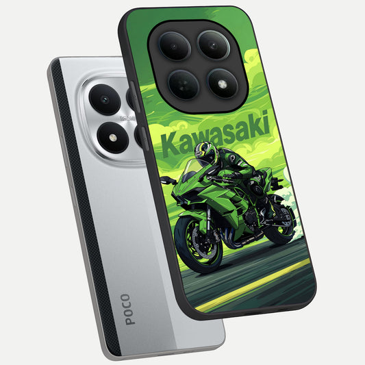  Greenery Sky phone case For Poco M8 Pro showing premium glass back cover with detailed artwork