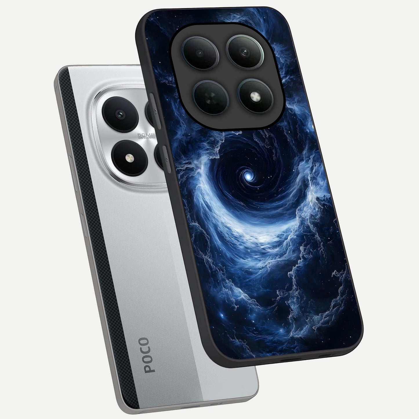  Stunning Galaxy phone case For Poco M8 Pro showing premium glass back cover with detailed artwork