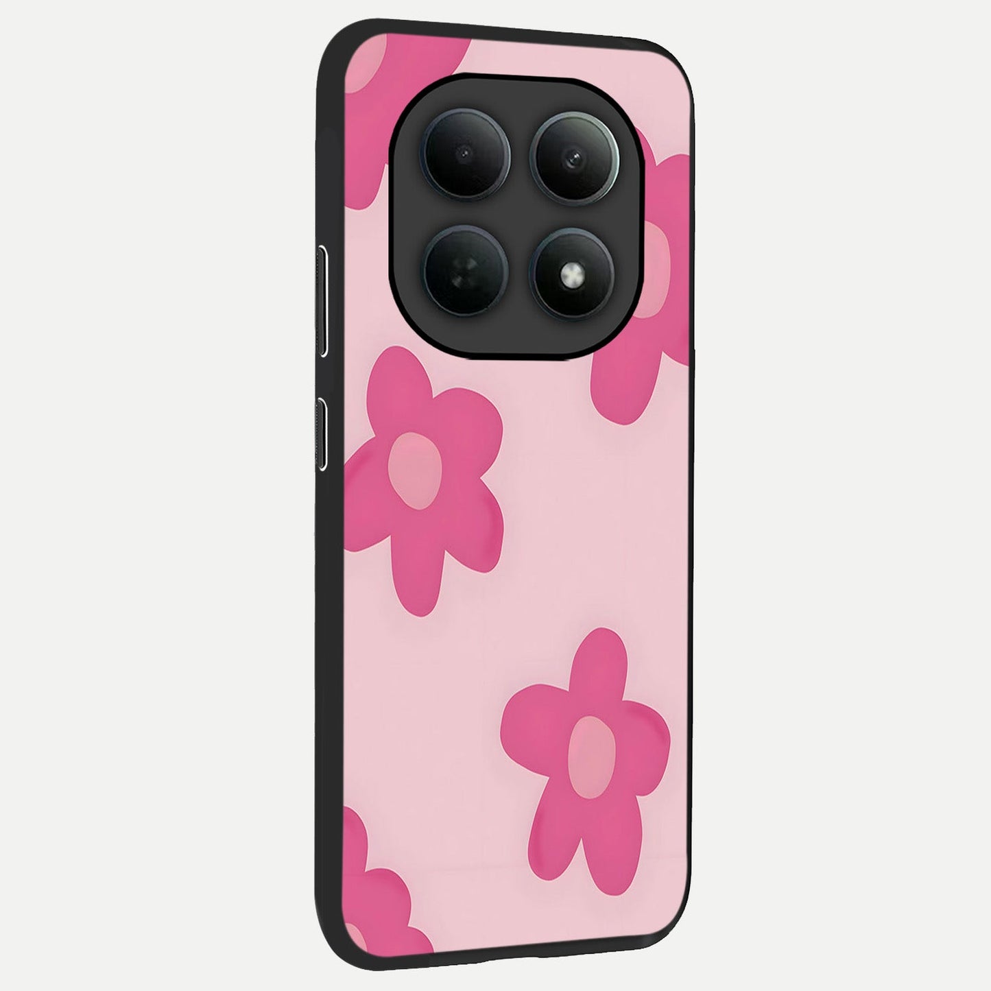  Candy Bloom Dreams back cover For Poco M8 Pro slim fit glass case with vibrant aesthetic design