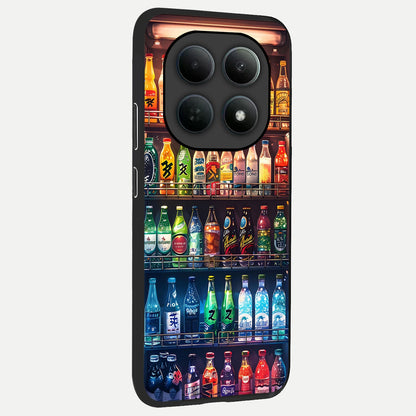  Colorfull Tree back cover For Poco M8 Pro slim fit glass case with vibrant aesthetic design