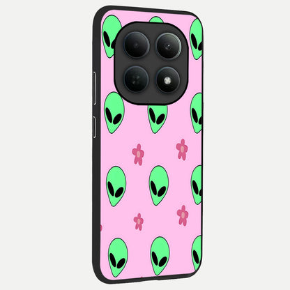  Cosmic Cute Crush back cover For Poco M8 Pro slim fit glass case with vibrant aesthetic design