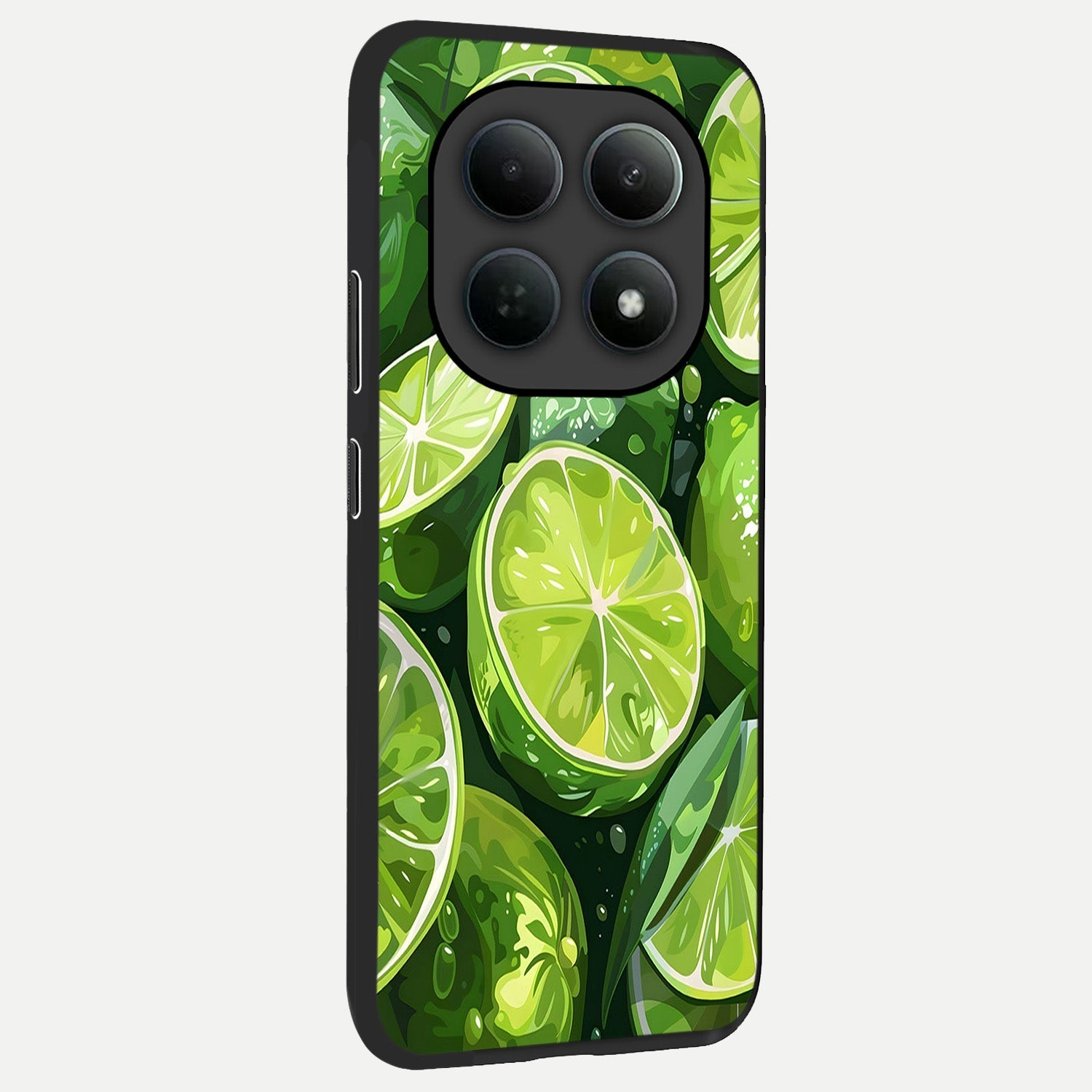  Green Kawasaki back cover For Poco M8 Pro slim fit glass case with vibrant aesthetic design
