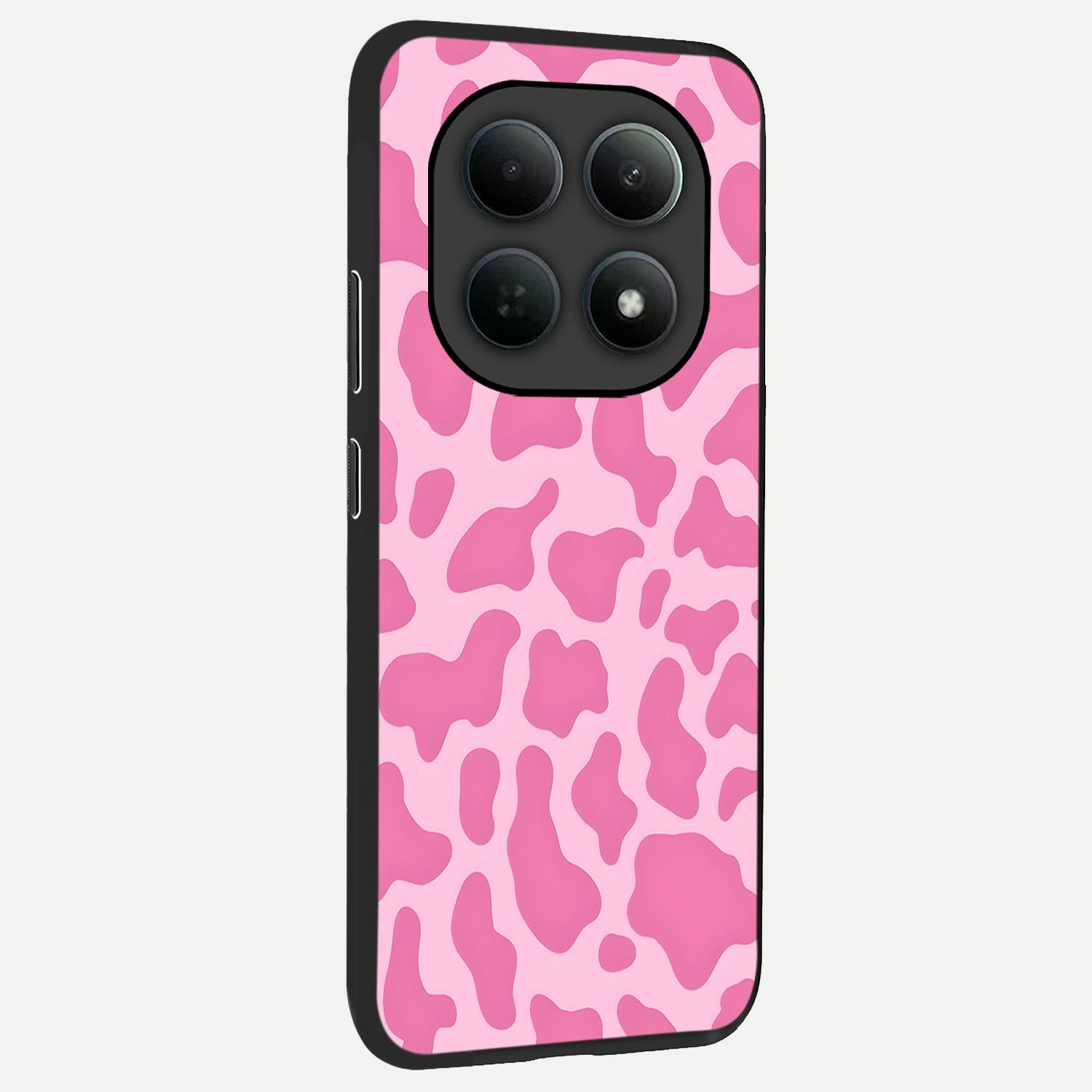  Pinkish Scenery back cover For Poco M8 Pro slim fit glass case with vibrant aesthetic design