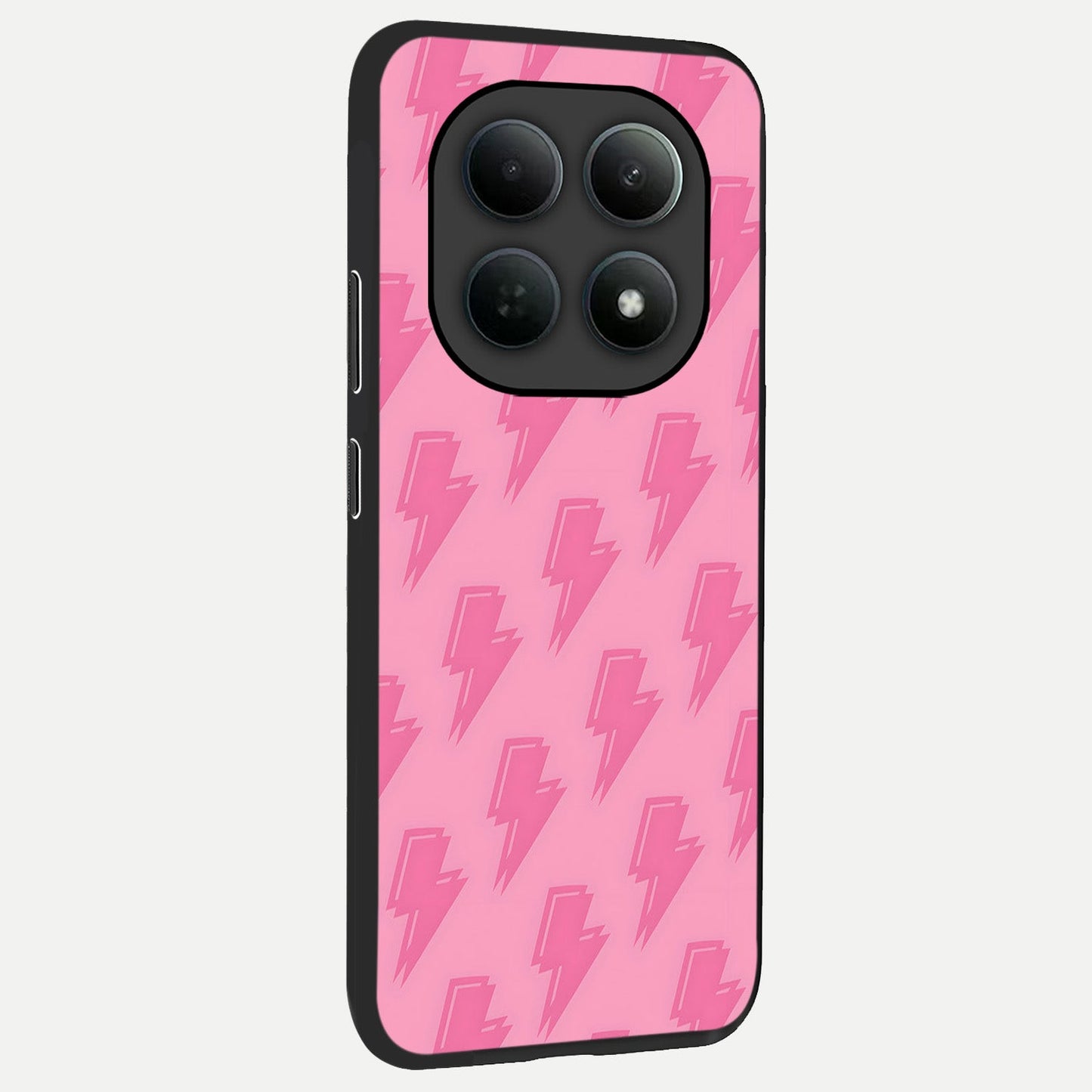  Pink Moo Magic back cover For Poco M8 Pro slim fit glass case with vibrant aesthetic design