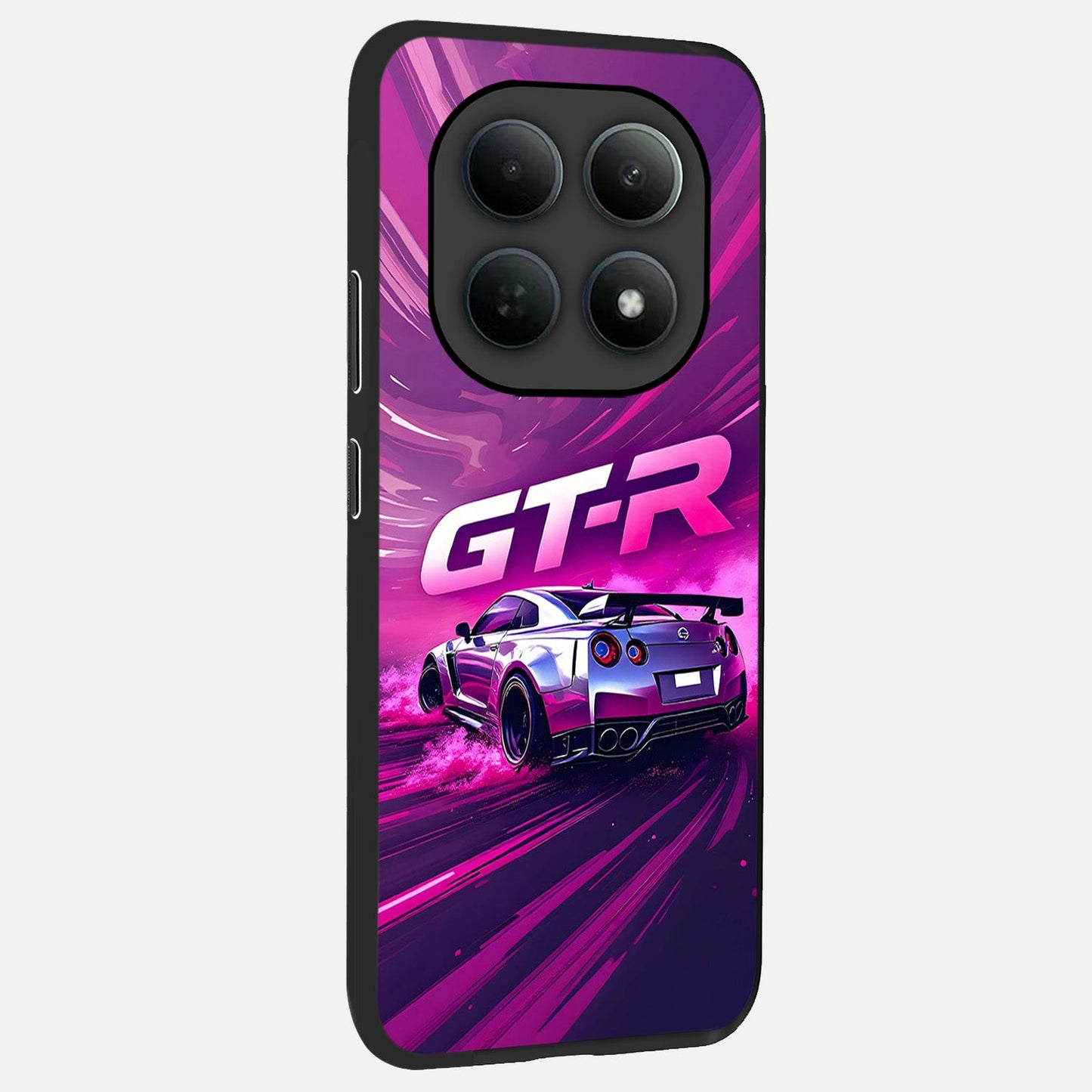  Speed Drift Legend back cover For Poco M8 Pro slim fit glass case with vibrant aesthetic design