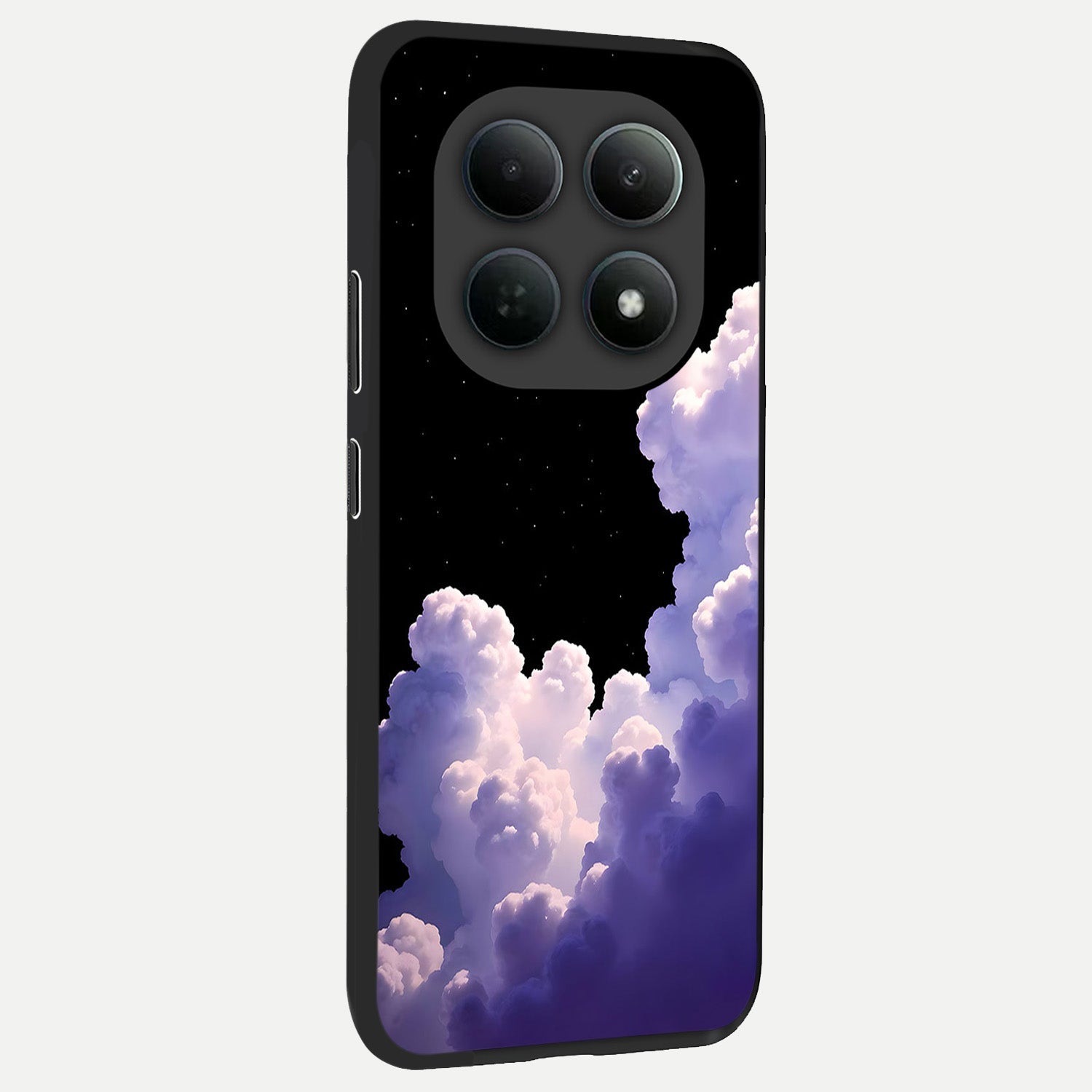  Starlit Night Whispers back cover For Poco M8 Pro slim fit glass case with vibrant aesthetic design