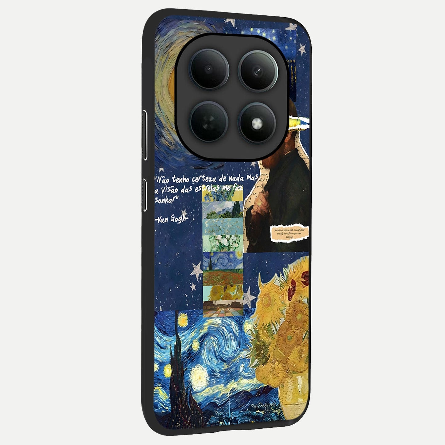  Starry Dream Vision back cover For Poco M8 Pro slim fit glass case with vibrant aesthetic design