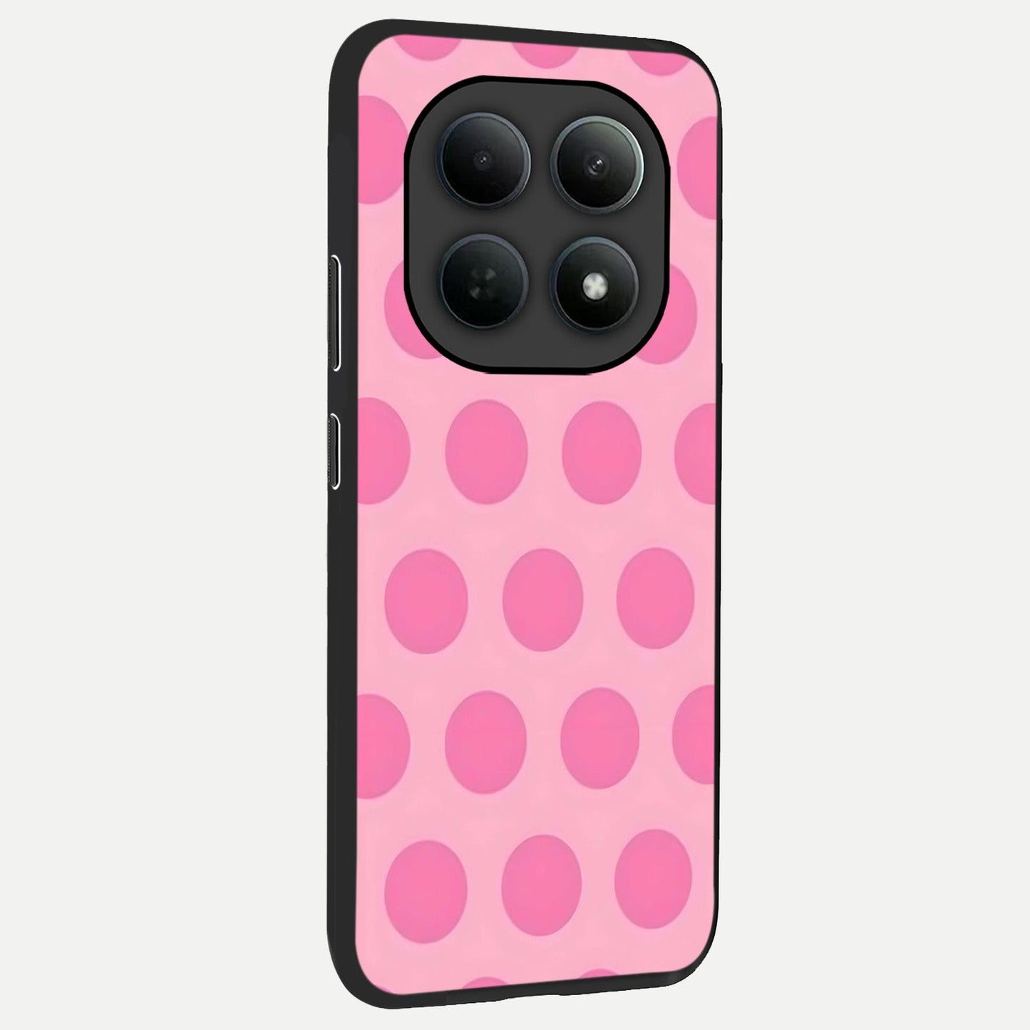  Sweet Dot Dreams back cover For Poco M8 Pro slim fit glass case with vibrant aesthetic design