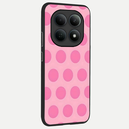  Sweet Dot Dreams back cover For Poco M8 Pro slim fit glass case with vibrant aesthetic design