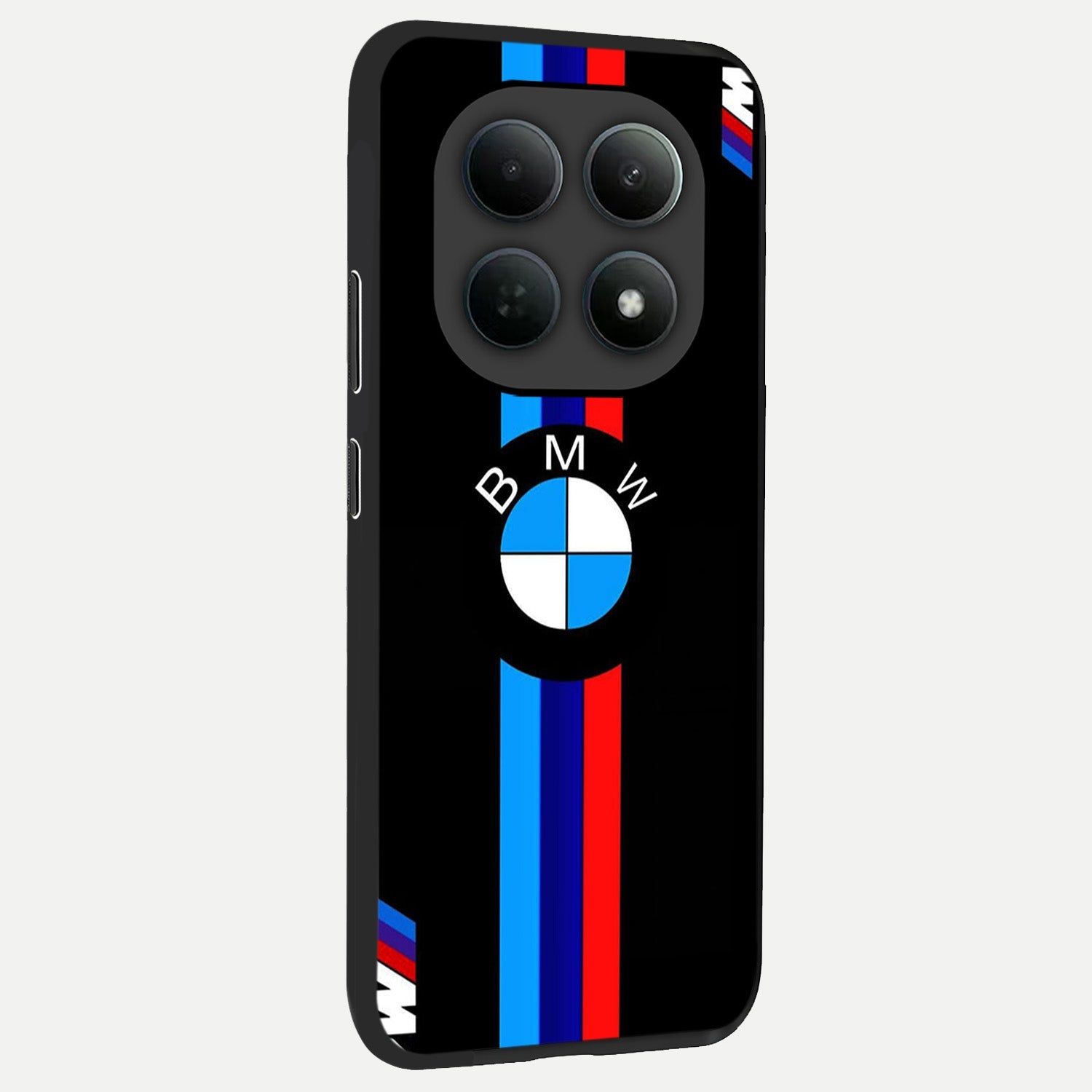  Turbo BMW Beast back cover For Poco M8 Pro slim fit glass case with vibrant aesthetic design