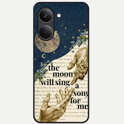  Aesthetic Divine Glass Case For Poco X8 Pro back cover – full design glossy printed glass finish