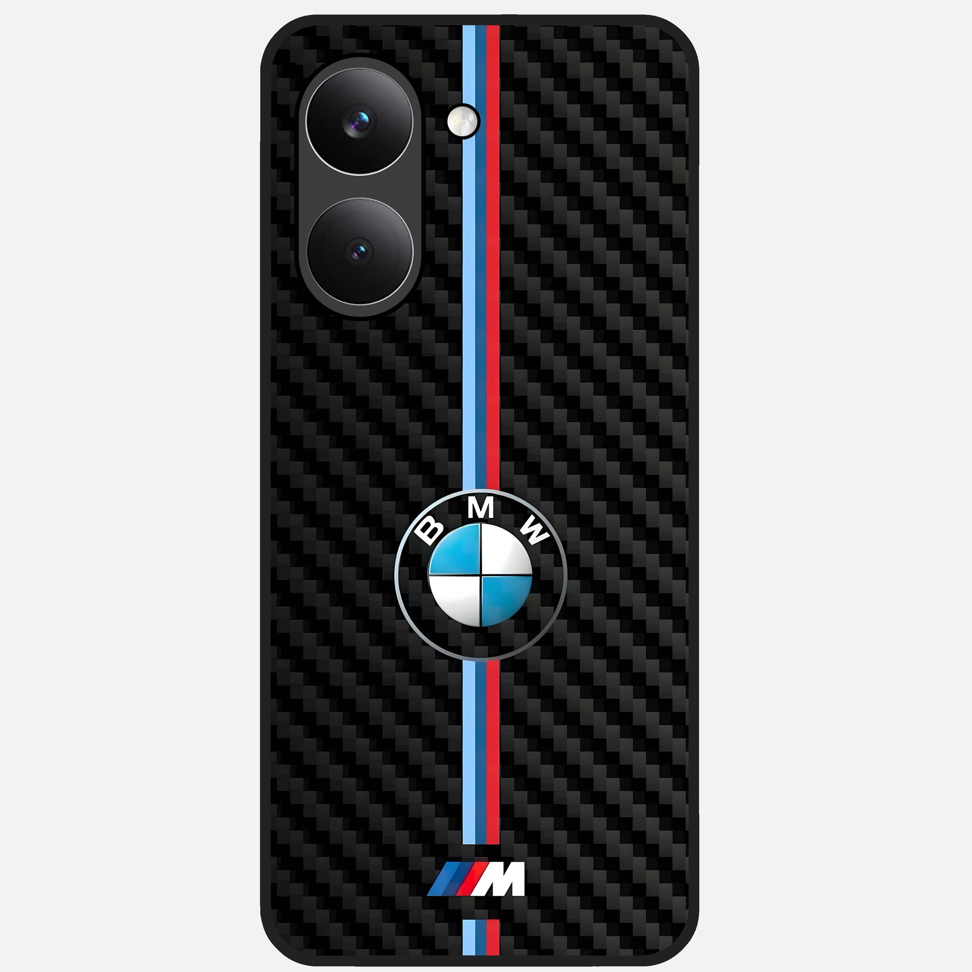  BMW Pattern Glass Case For Poco X8 Pro back cover – full design glossy printed glass finish