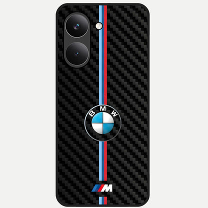  BMW Pattern Glass Case For Poco X8 Pro back cover – full design glossy printed glass finish