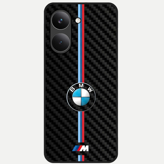  BMW Pattern Glass Case For Poco X8 Pro back cover – full design glossy printed glass finish