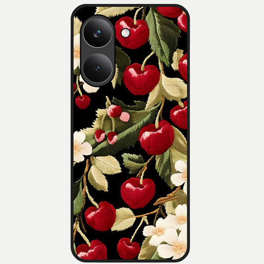  Blooming Spendor Bird Glass Case For Poco X8 Pro back cover – full design glossy printed glass finish