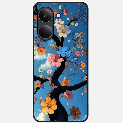  Blossom Dream Sky Glass Case For Poco X8 Pro back cover – full design glossy printed glass finish