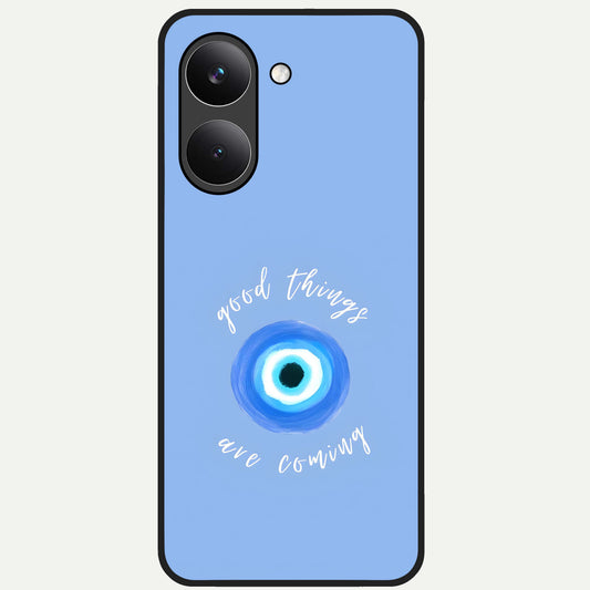  Bright Future Ahead Glass Case For Poco X8 Pro back cover – full design glossy printed glass finish