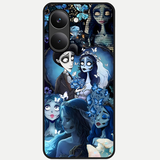  Butterfly Ghost Soul Glass Case For Poco X8 Pro back cover – full design glossy printed glass finish