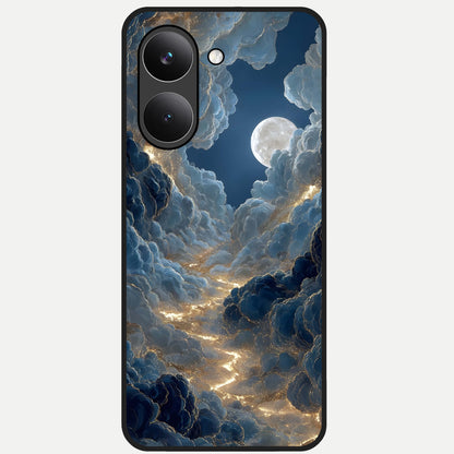  Celestial Cloud Road Glass Case For Poco X8 Pro back cover – full design glossy printed glass finish