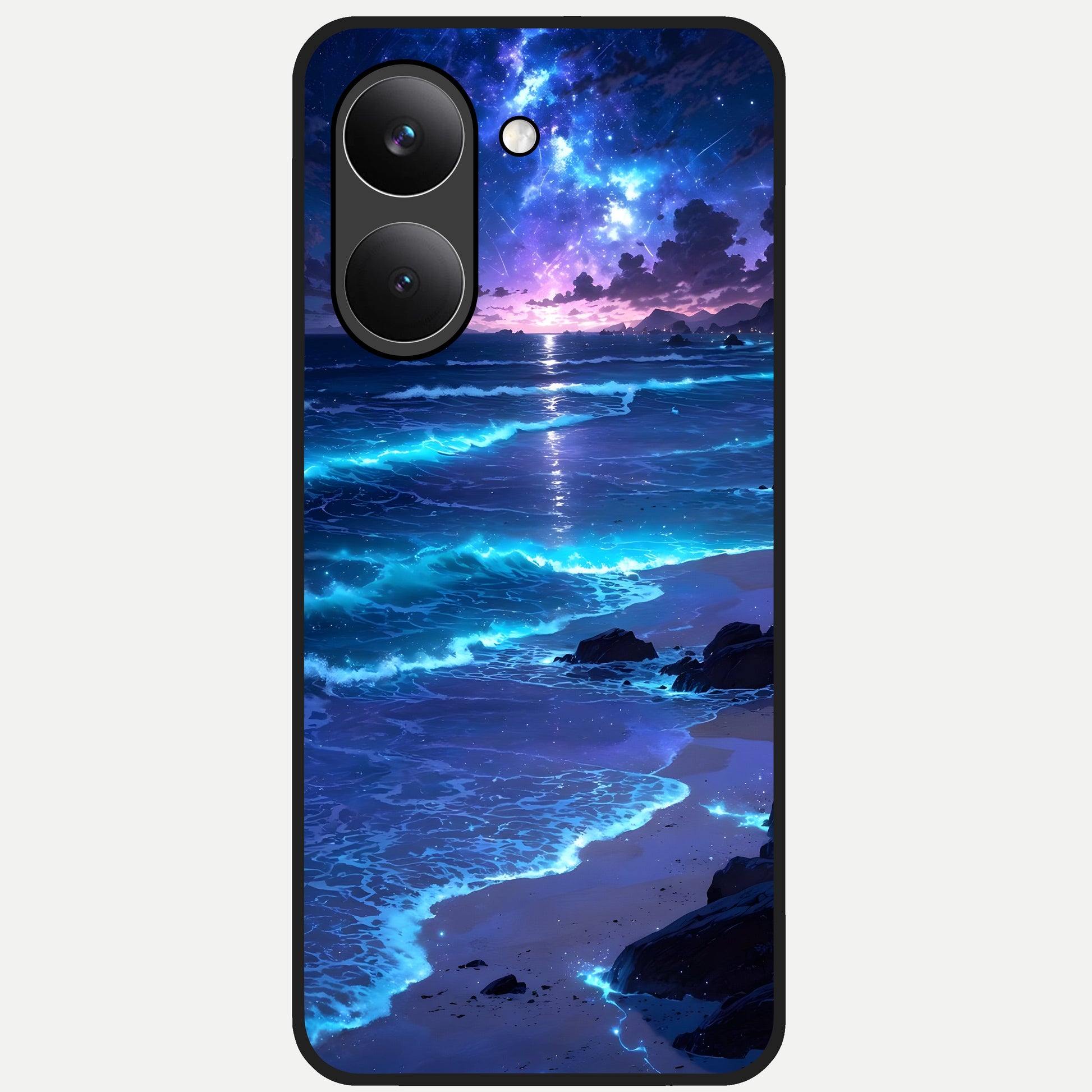  Classic Damn Look Glass Case For Poco X8 Pro back cover – full design glossy printed glass finish