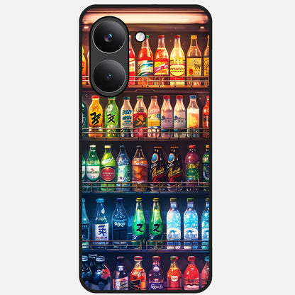  Colorfull Tree Glass Case For Poco X8 Pro back cover – full design glossy printed glass finish