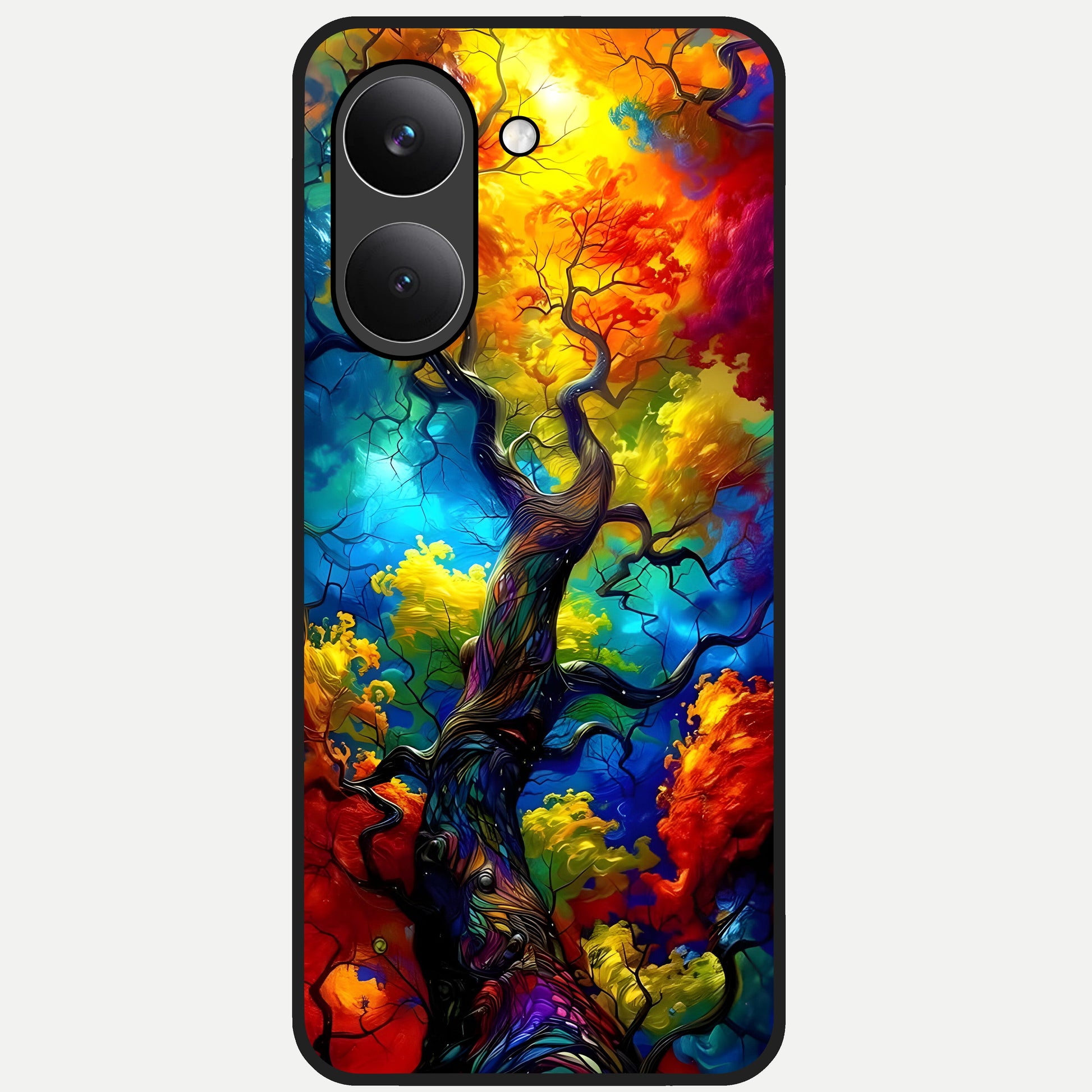  Colorful Soda Bottles Glass Case For Poco X8 Pro back cover – full design glossy printed glass finish