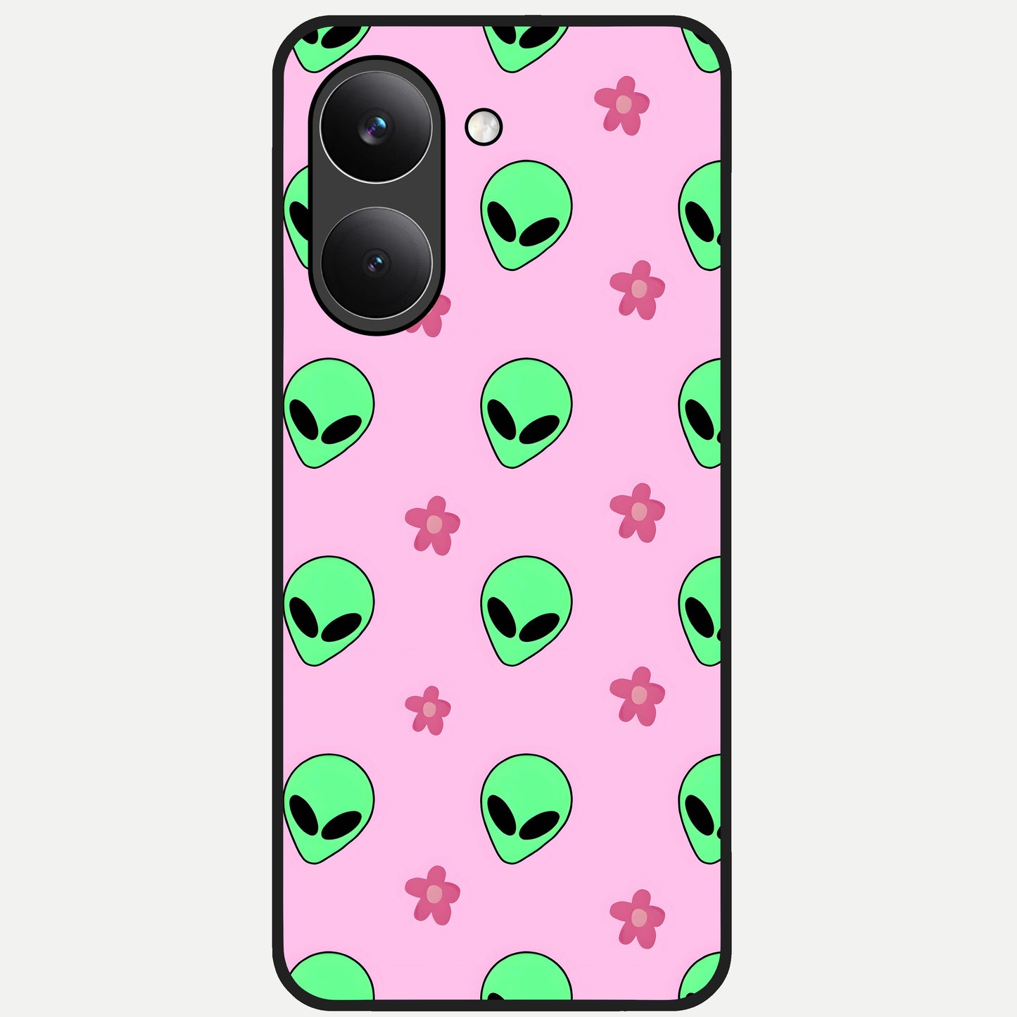  Cosmic Cute Crush Glass Case For Poco X8 Pro back cover – full design glossy printed glass finish