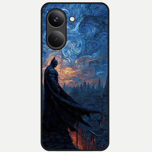 Dark Knight Dusk Glass Case For Poco X8 Pro back cover – full design glossy printed glass finish