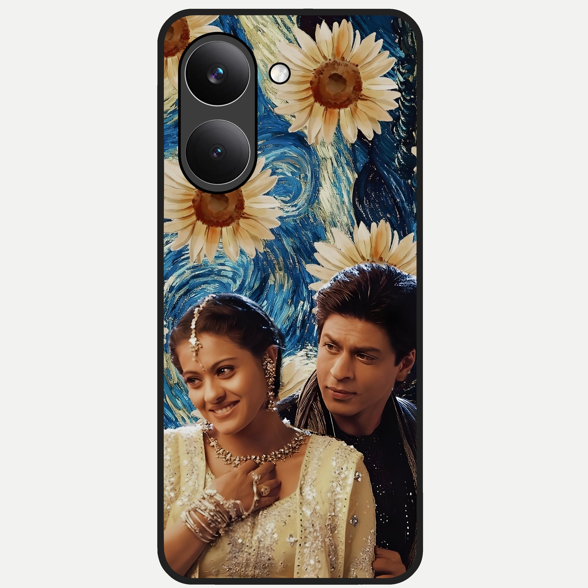  Eternal Love Story Glass Case For Poco X8 Pro back cover – full design glossy printed glass finish