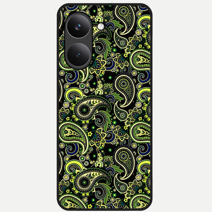  Green Lemon Glass Case For Poco X8 Pro back cover – full design glossy printed glass finish