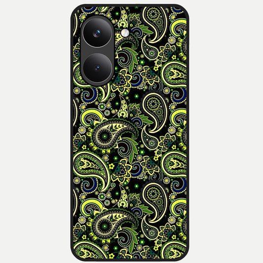  Green Lemon Glass Case For Poco X8 Pro back cover – full design glossy printed glass finish