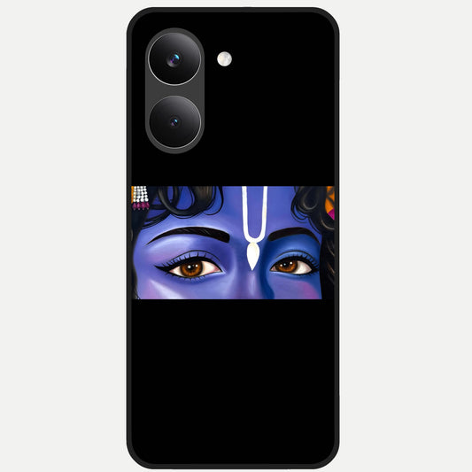  Krishna Eye Glass Case For Poco X8 Pro back cover – full design glossy printed glass finish