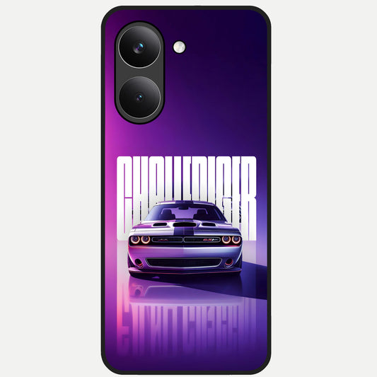  Midnight Muscle Ride Glass Case For Poco X8 Pro back cover – full design glossy printed glass finish