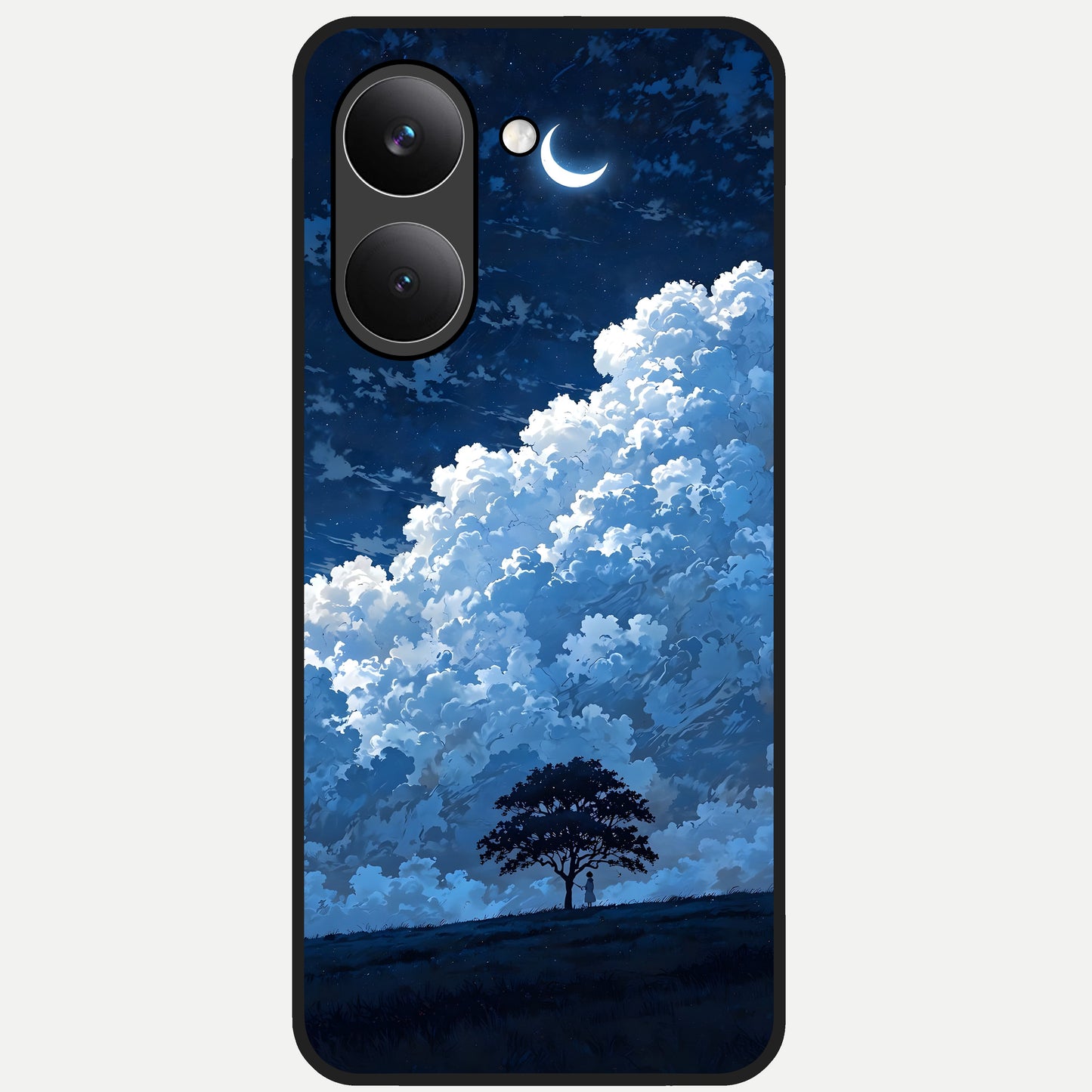  Midnight Sky Serenity Glass Case For Poco X8 Pro back cover – full design glossy printed glass finish