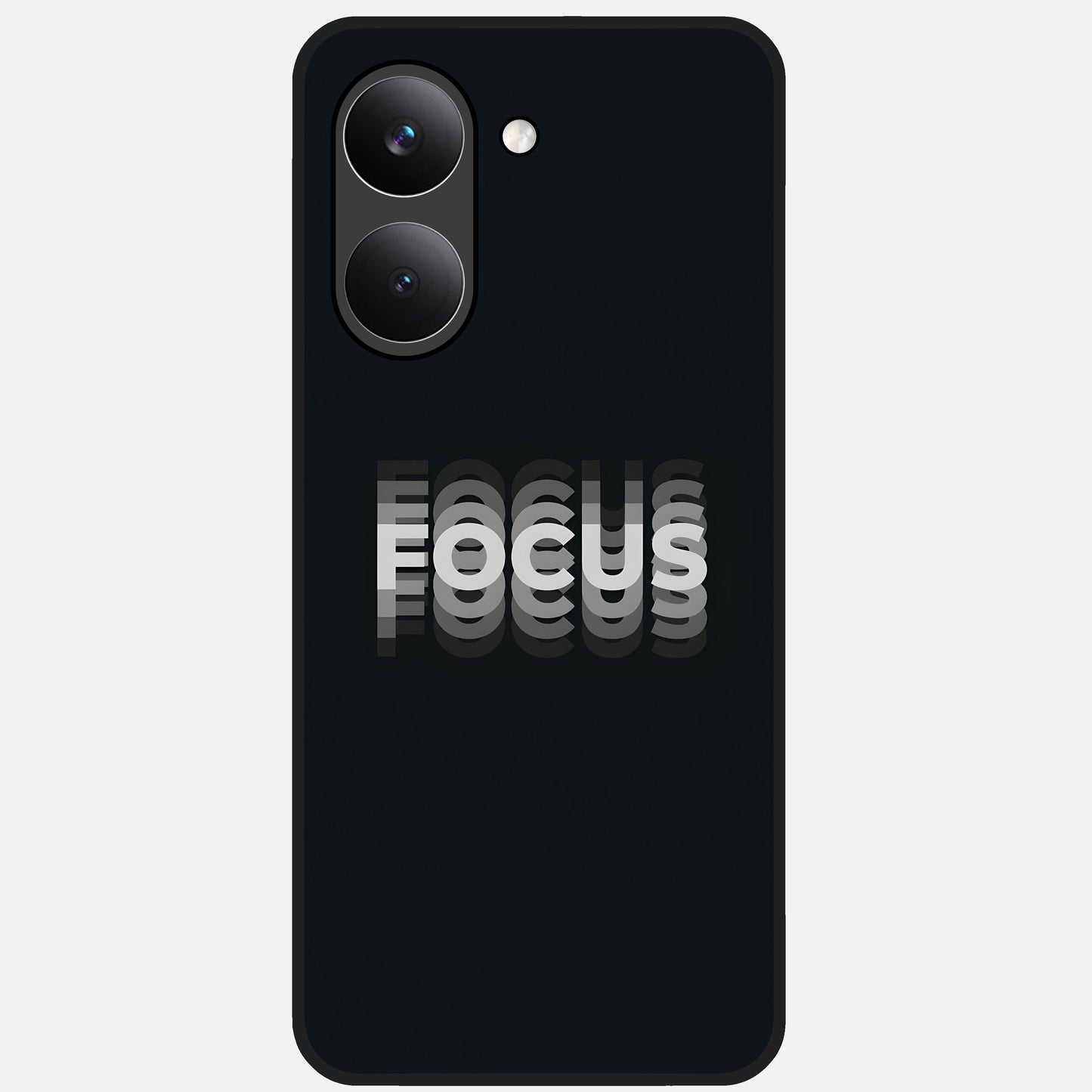  Mono Focus Vision Glass Case For Poco X8 Pro back cover – full design glossy printed glass finish