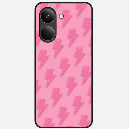  Pink Moo Magic Glass Case For Poco X8 Pro back cover – full design glossy printed glass finish
