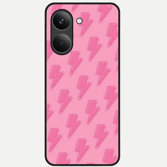  Pink Moo Magic Glass Case For Poco X8 Pro back cover – full design glossy printed glass finish