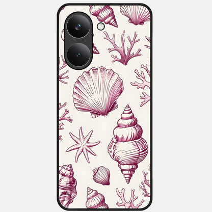  Pink Power Sparks Glass Case For Poco X8 Pro back cover – full design glossy printed glass finish