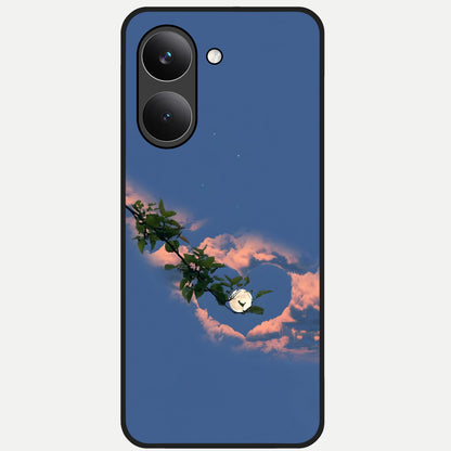  Sky Under Tree Glass Case For Poco X8 Pro back cover – full design glossy printed glass finish