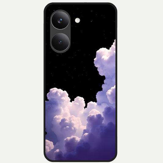  Starlit Night Whispers Glass Case For Poco X8 Pro back cover – full design glossy printed glass finish