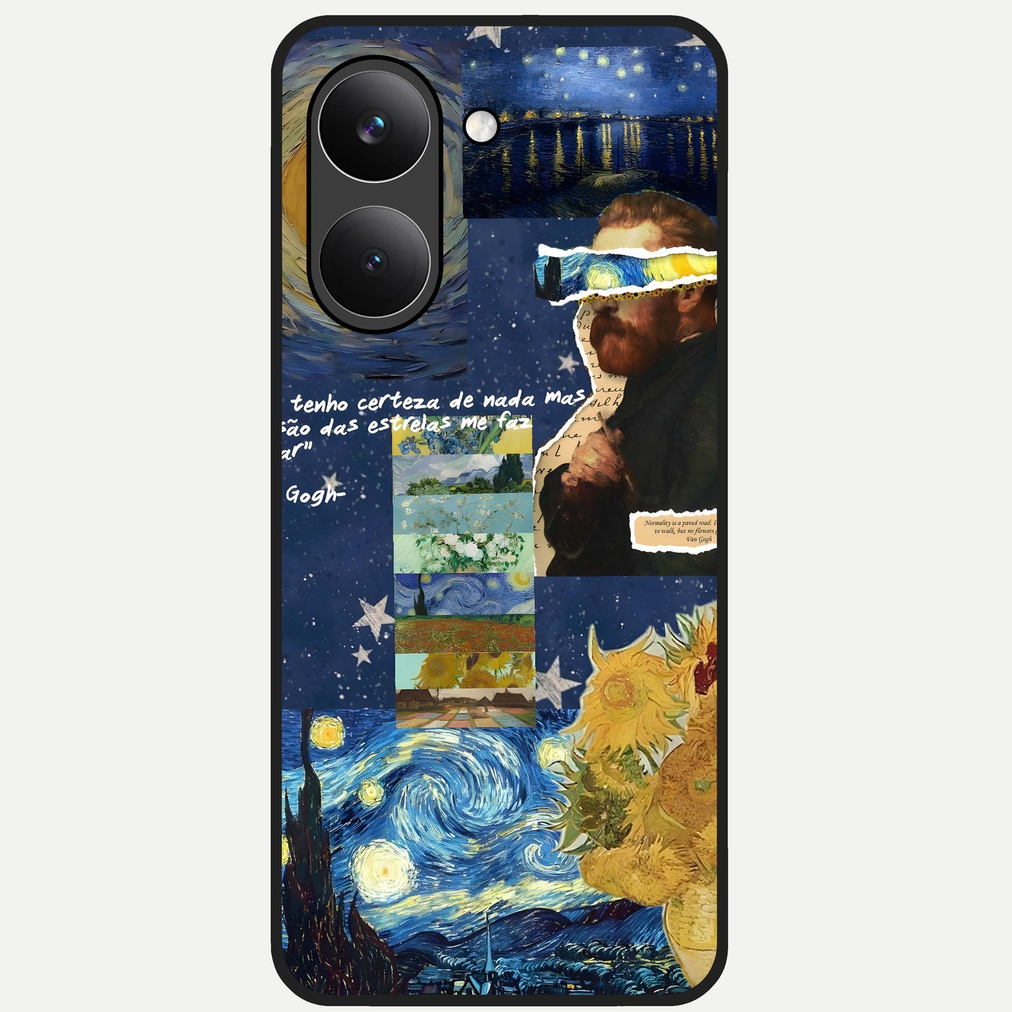  Starry Dream Vision Glass Case For Poco X8 Pro back cover – full design glossy printed glass finish
