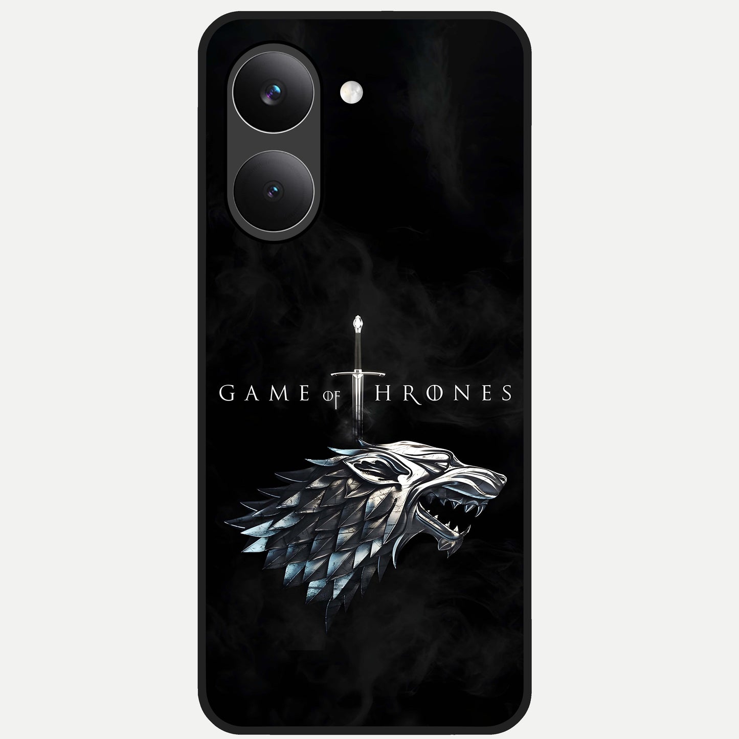  Throne Wolf Legacy Glass Case For Poco X8 Pro back cover – full design glossy printed glass finish