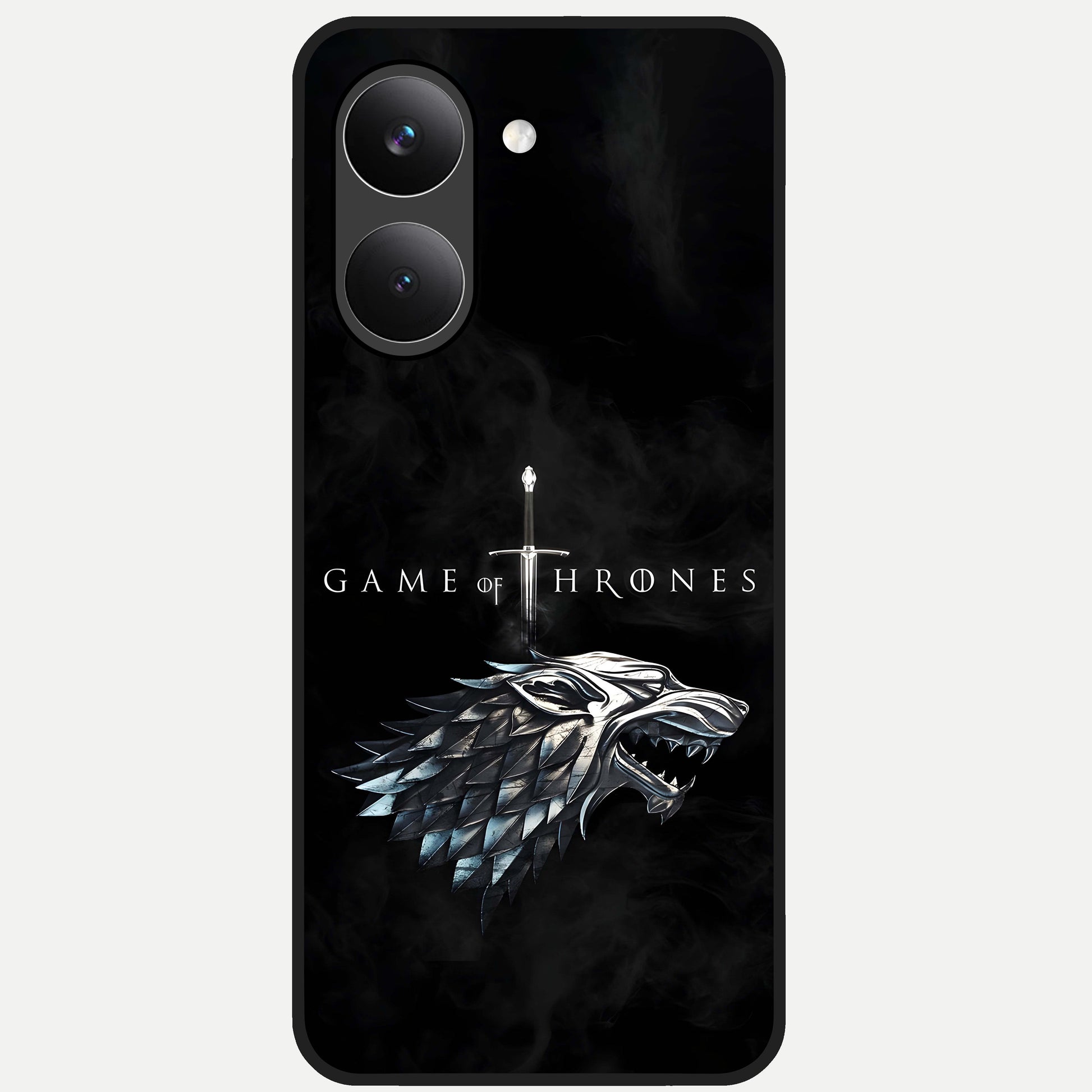  Throne Wolf Legacy Glass Case For Poco X8 Pro back cover – full design glossy printed glass finish
