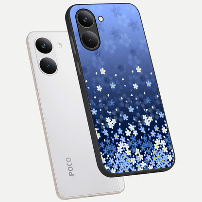  Blue Starry phone case For Poco X8 Pro showing premium glass back cover with detailed artwork