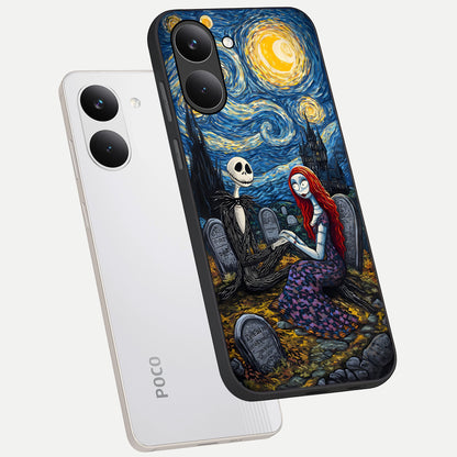  Eternal Night Love phone case For Poco X8 Pro showing premium glass back cover with detailed artwork